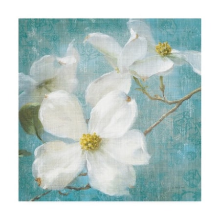 Danhui Nai 'Indiness Blossom Square Vintage I' Canvas Art,24x24